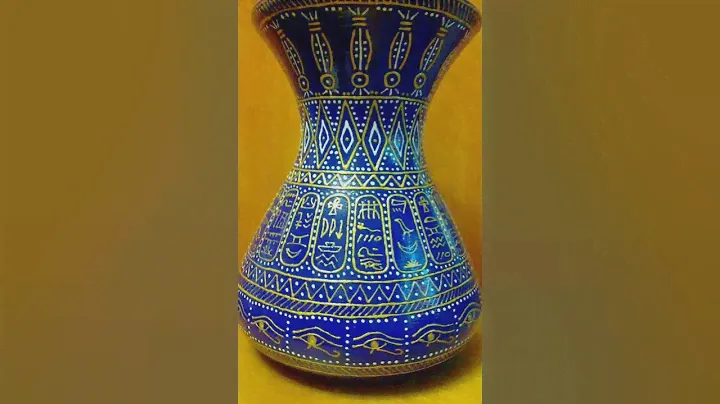 Рисуем Египетские вазы с детьми.