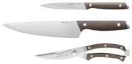 Набор BergHOFF Ron 2 ножа и ножницы коричневый