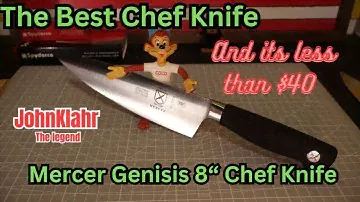 Best Budget 8" Chef Knife, Mercer Genisis Review, A Knife Guys review of the best budget chef knife