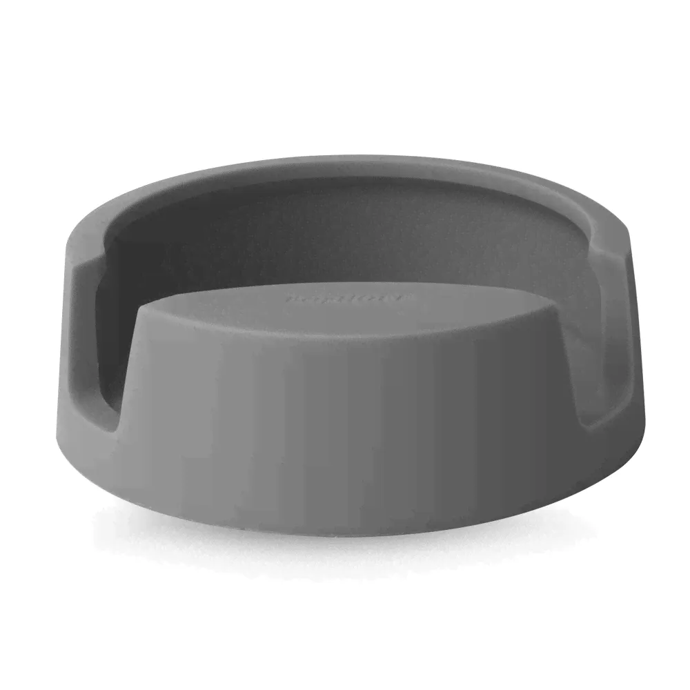 Подставка для ложки, 12,5 см, силикон, серый, серия Leo, 3950097, BERGHOFF, Бельгия-0