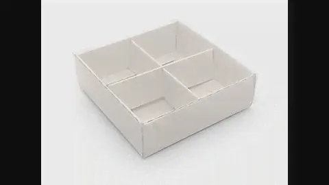Сборка коробки swbox 4 с пластиковой крышкой, 10х10х3 см, (ККБ80)