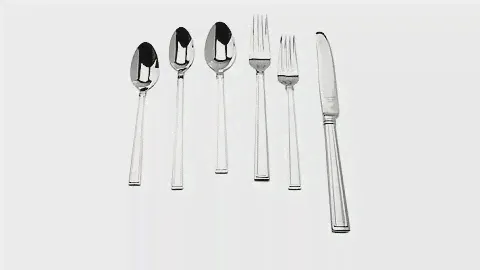 Gorham 18/10 Stainless Steel 78piece Flatware Set with S...