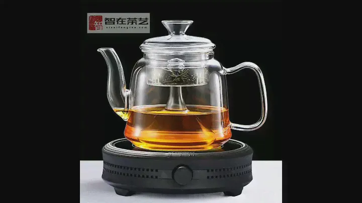 Steam Tea Maker Heat Resistant Glass Teapot with Stainless Steel 304 Pot Base