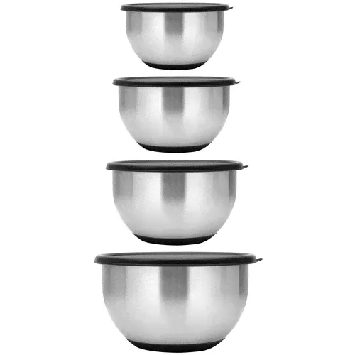 Набор мисок с резиновым нескользящим дном 8 предметов BergHOFF Essentials 1106251-0