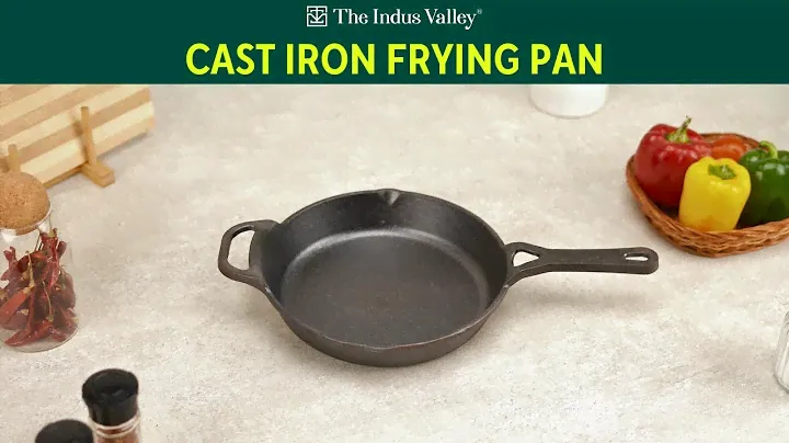 Cast Iron Frying Pan | Cast Iron Skillet | Cast Iron Cookware | Toxin-Free | The Indus Valley